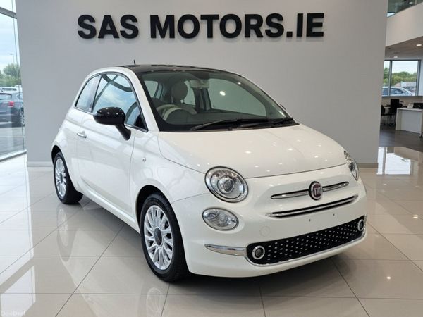 Fiat 500 Hatchback, Petrol, 2017, White