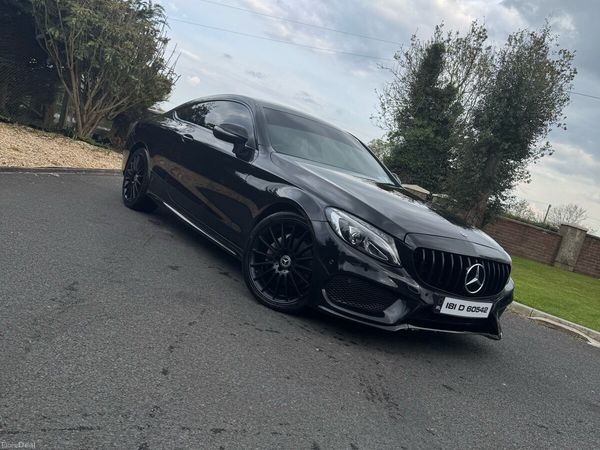 Mercedes-Benz C-Class Coupe, Diesel, 2018, Black