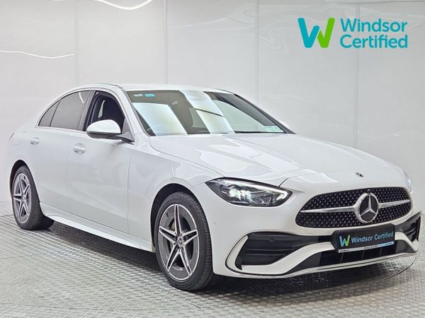 Mercedes-Benz C-Class Saloon, Petrol Plug-in Hybrid, 2023, White