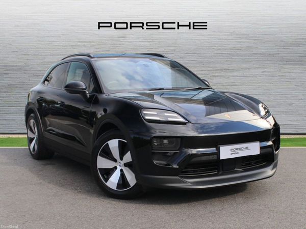 Porsche Macan SUV, Electric, 2026, Black