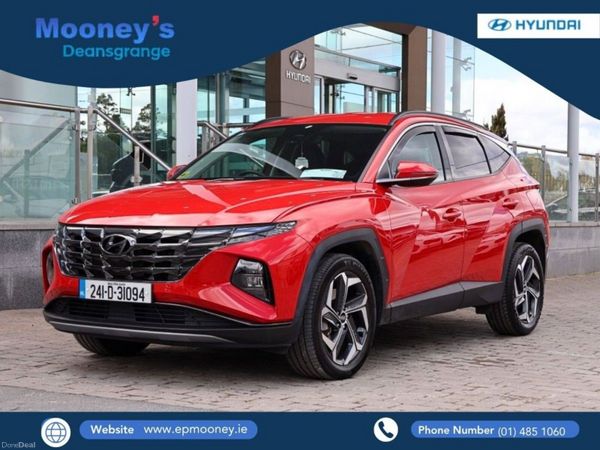 Hyundai Tucson SUV, Petrol Hybrid, 2024, Red