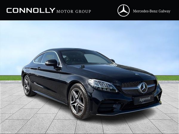 Mercedes-Benz C-Class Coupe, Petrol, 2021, Black