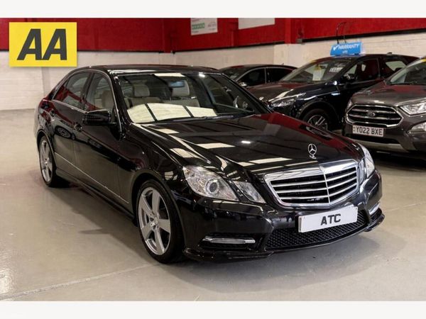 Mercedes-Benz E-Class Saloon, Diesel Hybrid, 2013, Black