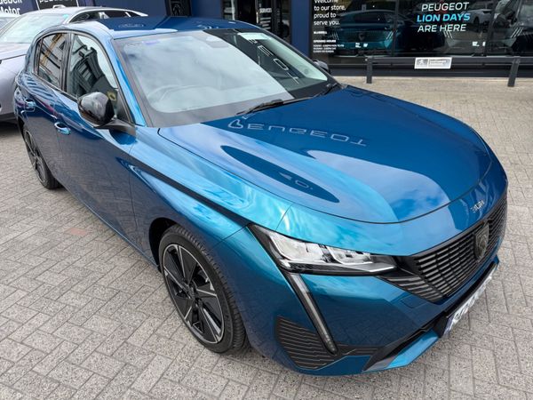 Peugeot 308 Hatchback, Electric, 2024, Blue