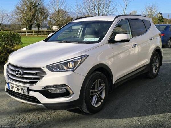 Hyundai Santa Fe SUV, Diesel, 2017, White