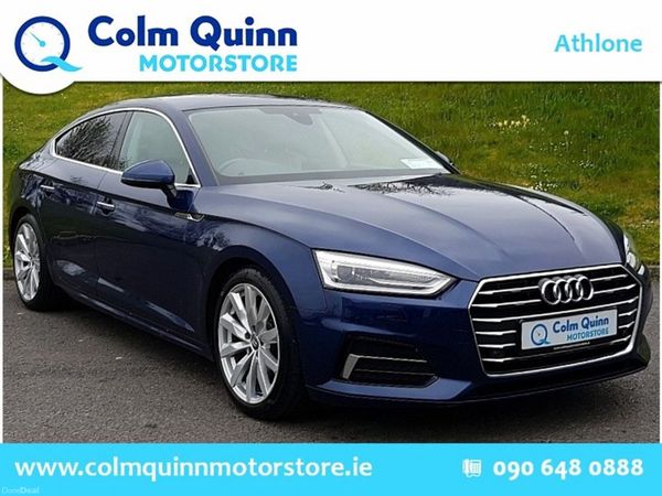 Audi A5 Hatchback, Diesel, 2018, Blue
