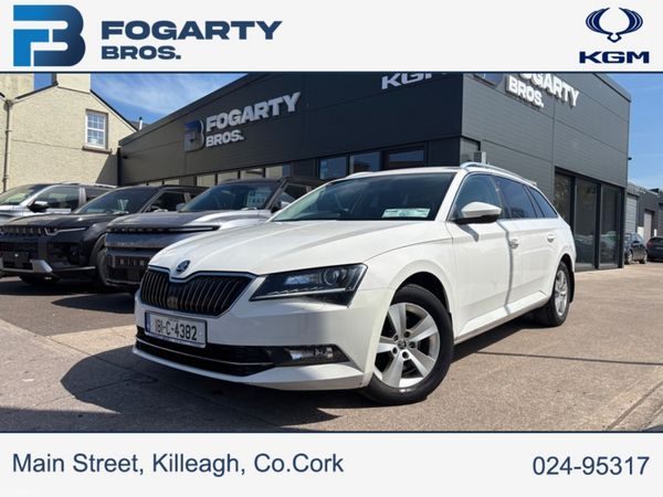 Skoda Superb Estate, Diesel, 2018, White