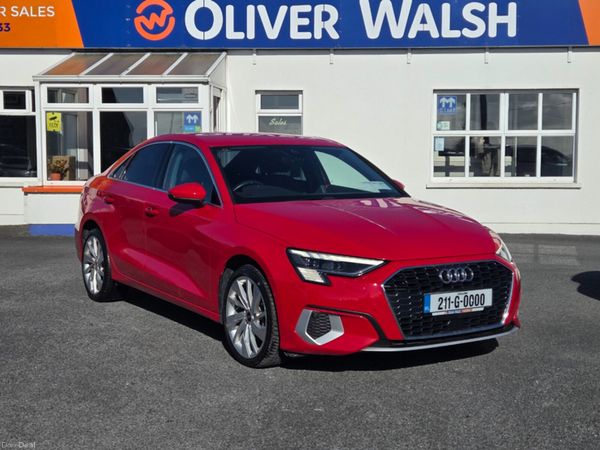 Audi A3 Saloon, Diesel, 2021, Red