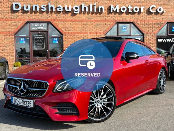 Mercedes-Benz E-Class Coupe, Diesel, 2017, Red