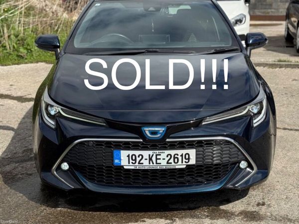 Toyota Corolla Hatchback, Petrol Hybrid, 2019, Blue