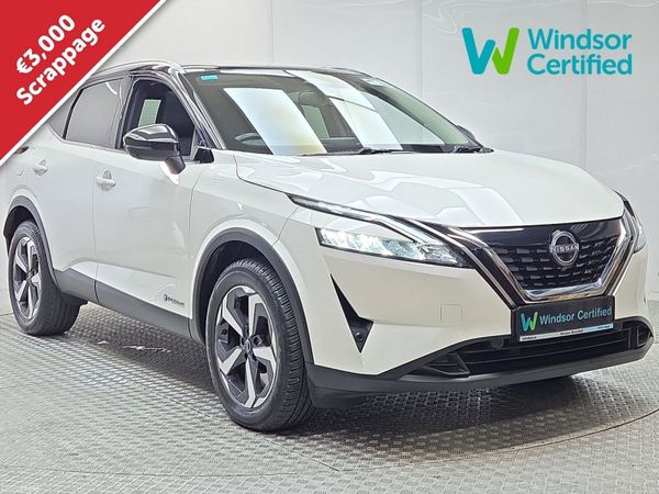 Nissan Qashqai MPV, Petrol Hybrid, 2024, White