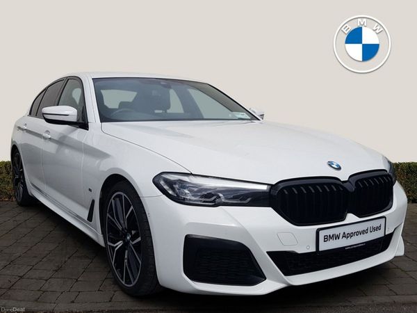 BMW 5-Series Saloon, Diesel, 2021, White