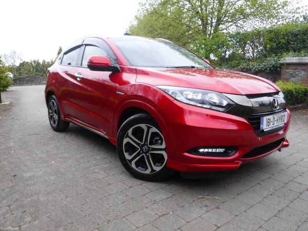 Honda Vezel SUV, Petrol Hybrid, 2018, Red