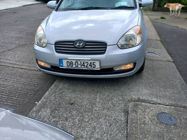 Hyundai Accent Saloon, Petrol, 2008, Silver