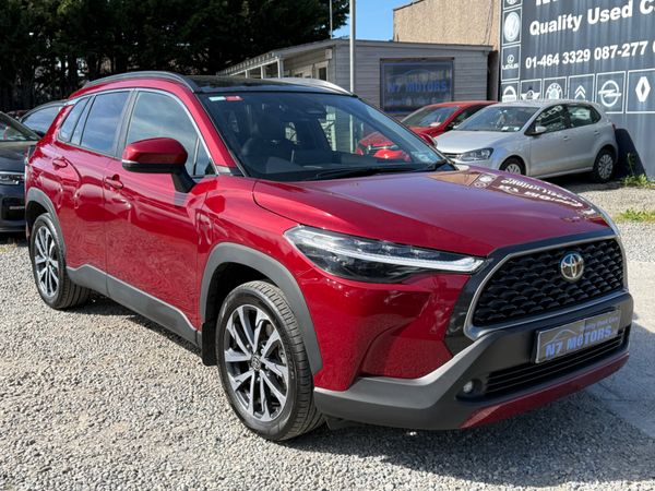 Toyota Corolla Cross SUV, Petrol Hybrid, 2025, Red