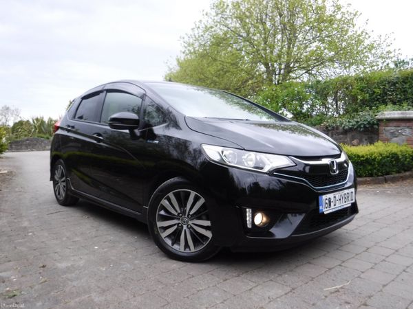 Honda Fit Hatchback, Petrol Hybrid, 2016, Black