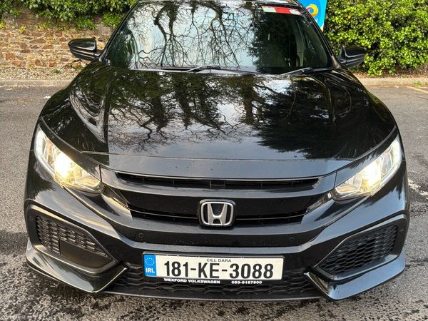 Honda Civic Hatchback, Diesel, 2018, Black