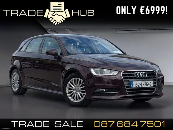 Audi A3 Hatchback, Diesel, 2015, Red