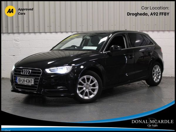 Audi A3 Hatchback, Petrol, 2015, Black