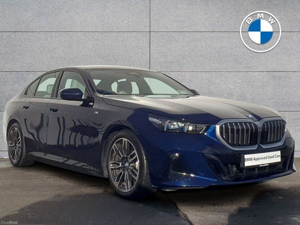 BMW 5-Series Saloon, Petrol Plug-in Hybrid, 2025, Blue