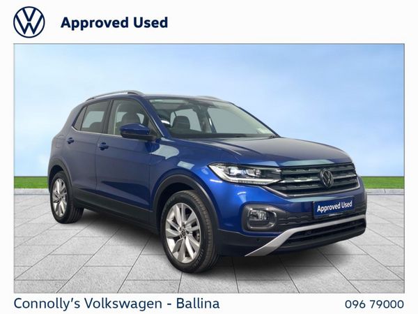 Volkswagen T-Cross Estate, Petrol, 2023, Blue