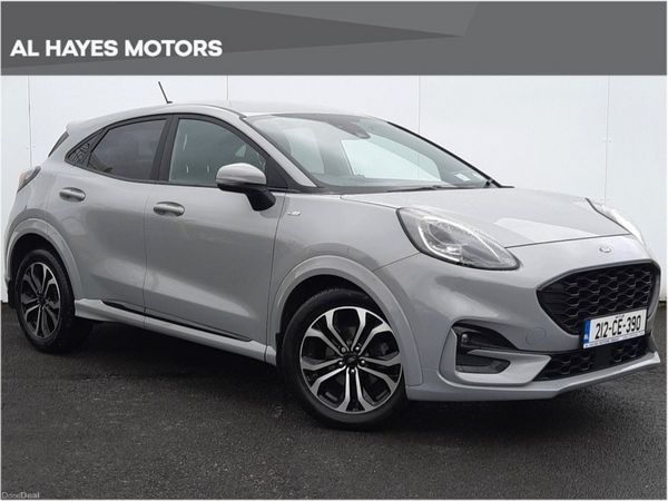 Ford Puma Hatchback, Petrol Hybrid, 2021, Grey