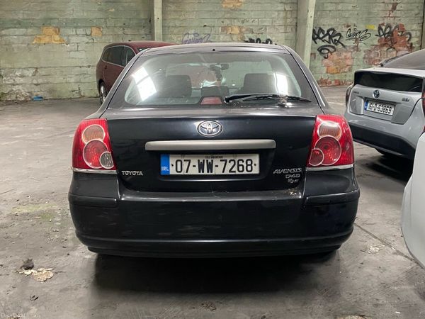 Toyota Avensis Hatchback, Diesel, 2007, Black