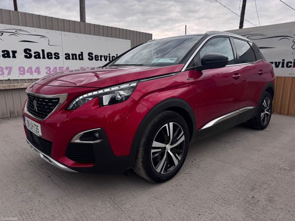 Peugeot 3008 MPV, Petrol, 2019, Red