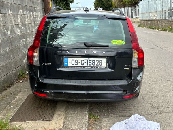 Volvo V50 Estate, Diesel, 2009, Black