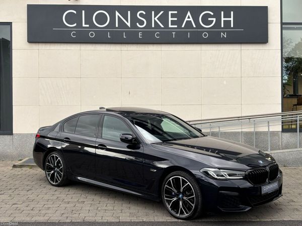 BMW 5-Series Saloon, Petrol Plug-in Hybrid, 2022, Black