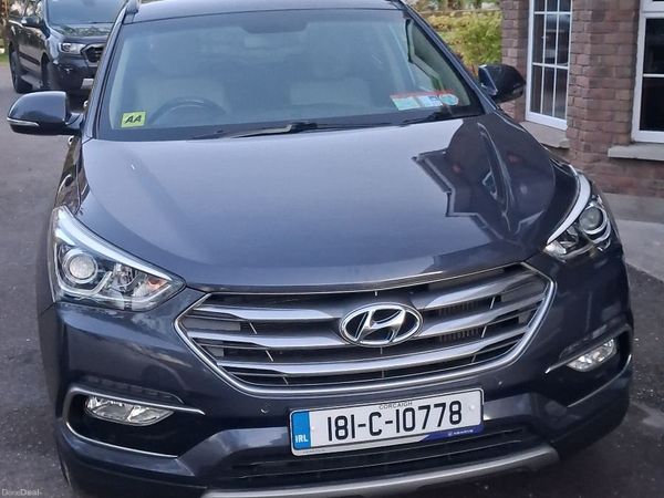 Hyundai Santa Fe SUV, Diesel, 2018, Blue