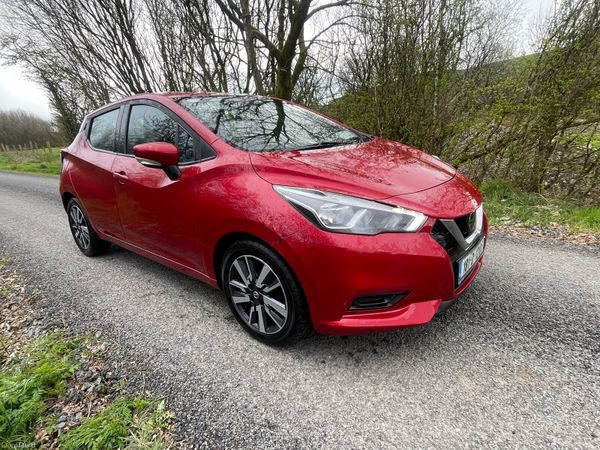 Nissan Micra Hatchback, Petrol, 2018, Red