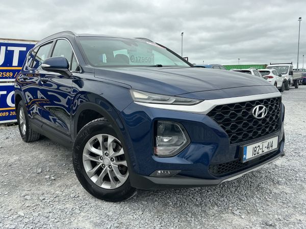 Hyundai Santa Fe SUV, Diesel, 2018, Blue