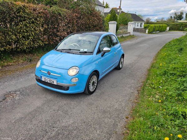 Fiat 500 Hatchback, Petrol, 2012, Blue