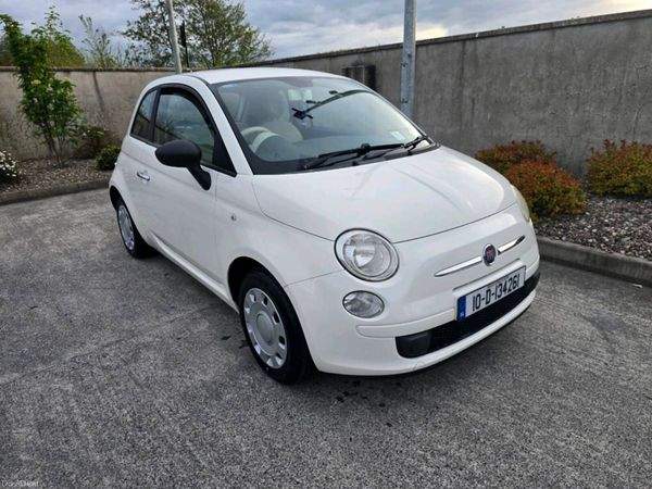 Fiat 500 Hatchback, Petrol, 2010, White
