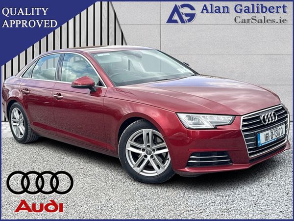 Audi A4 Saloon, Diesel, 2016, Red