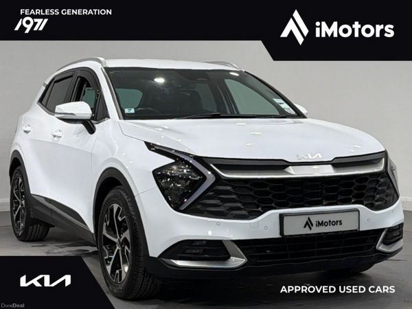 Kia Sportage SUV, Diesel Hybrid, 2023, White