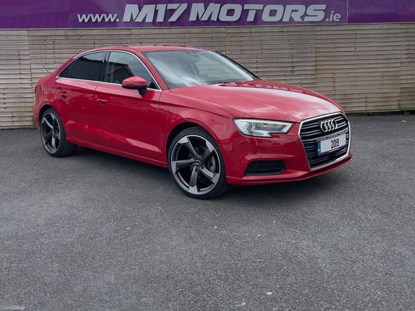 Audi A3 Saloon, Petrol, 2019, Red