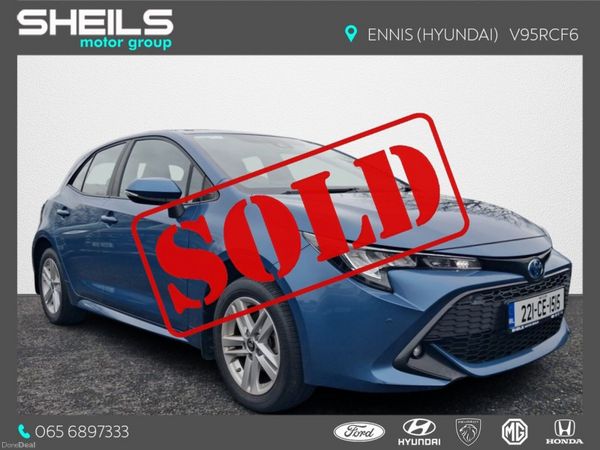 Toyota Corolla Hatchback, Petrol Hybrid, 2022, Blue