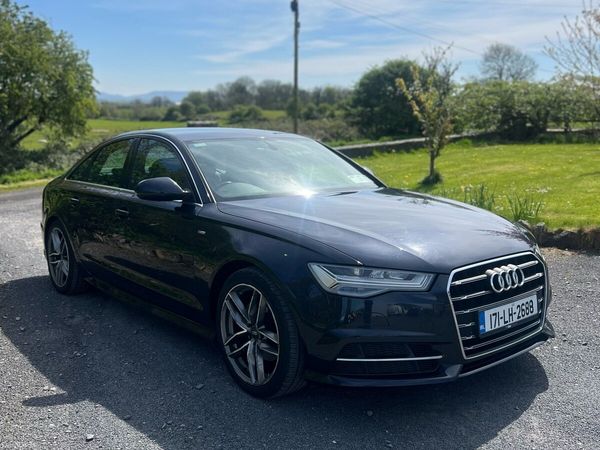 Audi A6 Saloon, Diesel, 2017, Blue