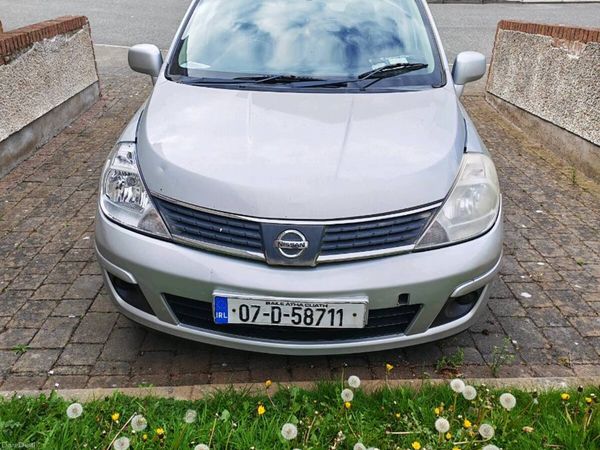 Nissan Tiida Saloon, Petrol, 2007, Silver