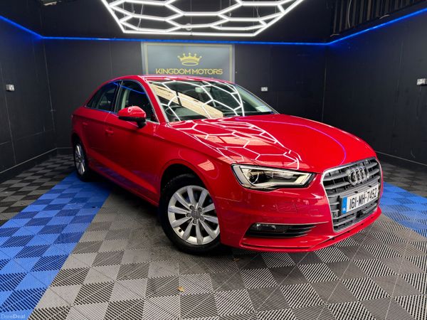 Audi A3 Saloon, Petrol, 2016, Red