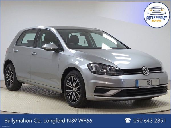 Volkswagen Golf Hatchback, Diesel, 2018, Silver