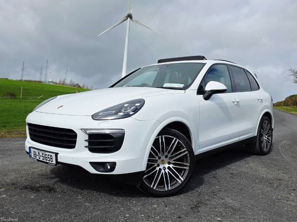 Porsche Cayenne SUV, Diesel, 2018, White