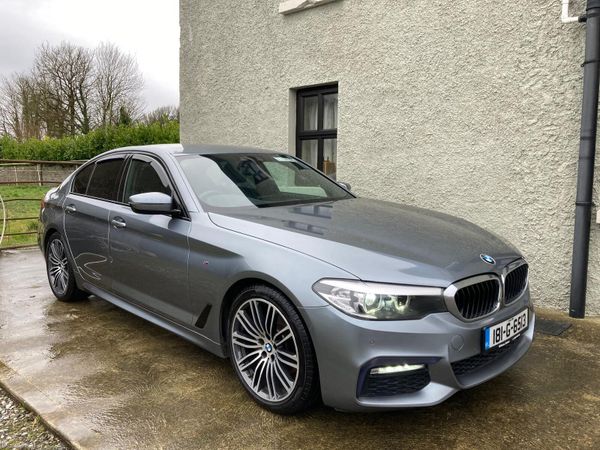 BMW 5-Series Saloon, Diesel, 2018, Blue