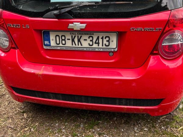 Chevrolet Aveo Hatchback, Petrol, 2008, Red