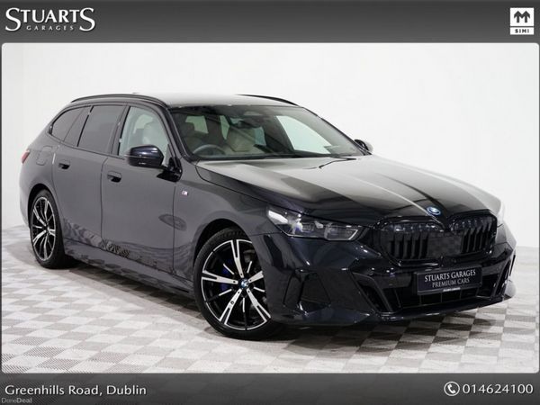 BMW 5-Series Estate, Petrol Plug-in Hybrid, 2025, Black