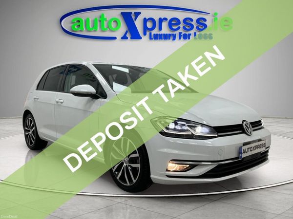 Volkswagen Golf Hatchback, Petrol, 2018, White