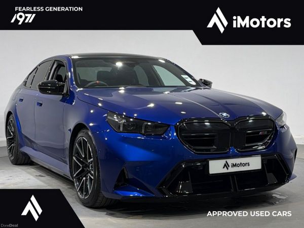 BMW M5 Saloon, Petrol Plug-in Hybrid, 2025, Blue
