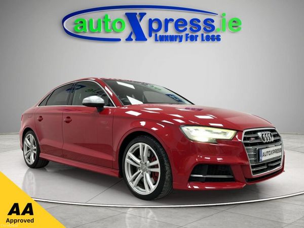 Audi S3 Saloon, Petrol, 2017, Red